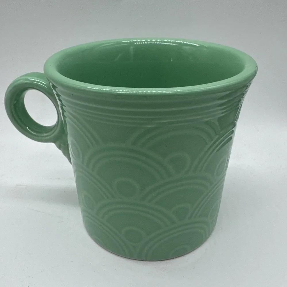 Fiesta Ring-Handled Fan/Horizon Mug SEAMIST